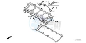 CBR1000RR9 UK - (E / MKH REP) drawing CYLINDER