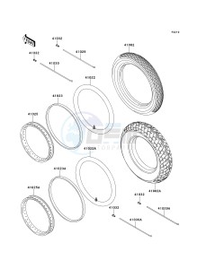 AN 110 D (D2-D3) drawing TIRES