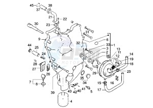 X9 500 drawing Ignition Cover - Oil Filter