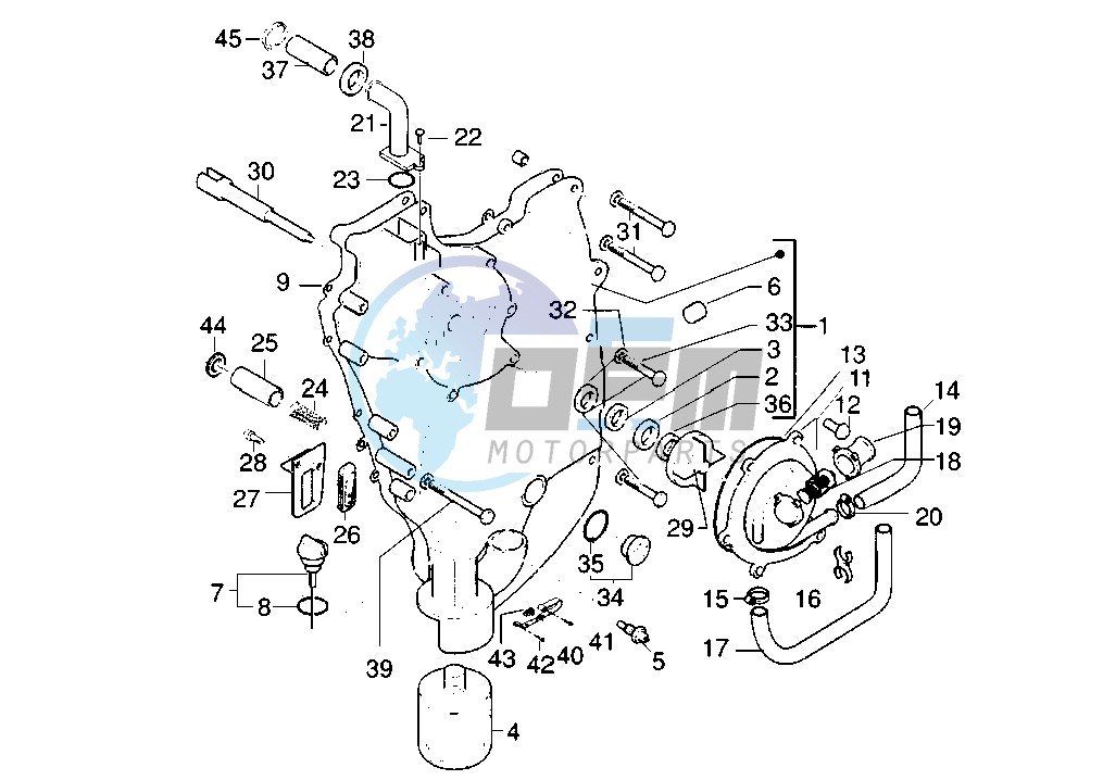 Ignition Cover - Oil Filter