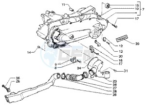 Liberty 50 4t drawing Clutch cover