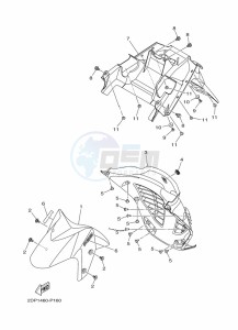 GPD150-A  (BV4C) drawing STAND & FOOTREST