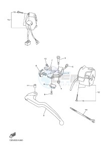 YZF-R6 600 R6 (2CXB 2CXC) drawing HANDLE SWITCH & LEVER