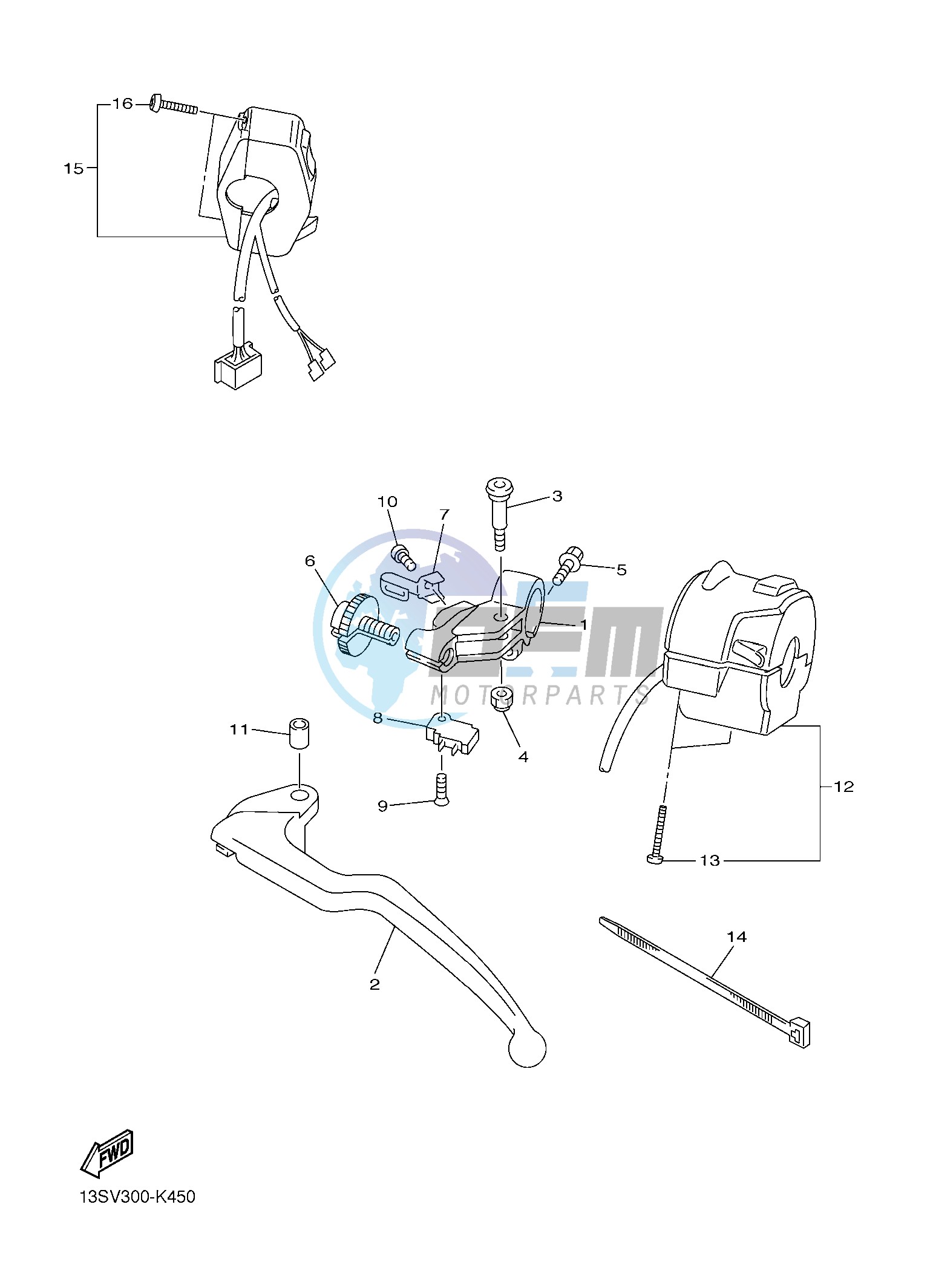 HANDLE SWITCH & LEVER