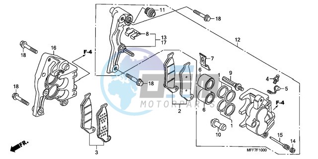 FRONT BRAKE CALIPER