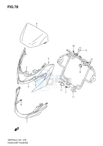 GSR750 drawing HEADLAMP HOUSING L3