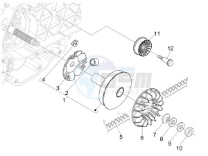 GTV 250 ie Navy drawing Driving pulley