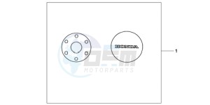 CB600F9 U / ABS ST drawing CRANKCASE*NHA84P*