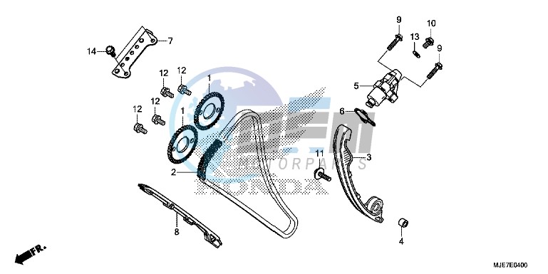 CAM CHAIN/TENSIONER