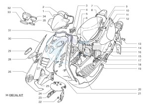 Ark LC RACING- Color: Red-White 200 drawing Protection covers