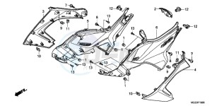 NC700XAD NC700X ABS Europe Direct - (ED) drawing SIDE COVER