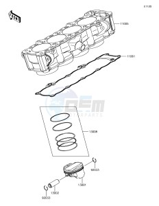 Z1000 ZR1000JHF XX (EU ME A(FRICA) drawing Cylinder/Piston(s)