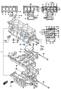 GSX-S750A drawing CRANKCASE