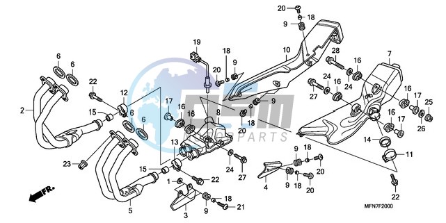 EXHAUST MUFFLER