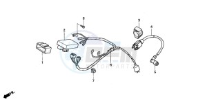 XR80R drawing WIRE HARNESS