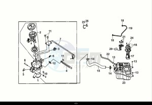 ORBIT III 50 (XE05W2-NL) (E5) (M1) drawing FUEL TANK