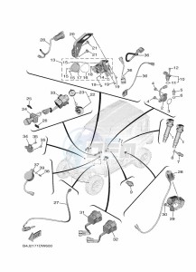 YXF1000EWS YX10FPSM (B4J2) drawing ELECTRICAL 1