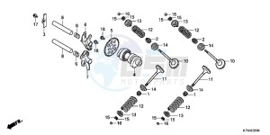 SH300AB drawing CAMSHAFT/ VALVE