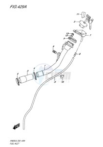 AN650 BURGMAN EU drawing FUEL INLET