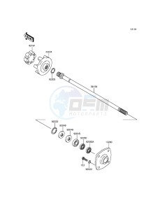 JET SKI ULTRA LX JT1500KCF EU drawing Drive Shaft