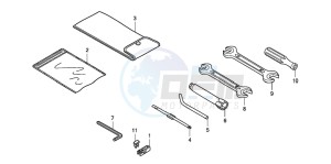 SH125 drawing TOOLS