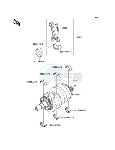 VERSYS KLE650CDF XX (EU ME A(FRICA) drawing Crankshaft