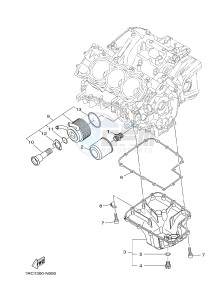 MT09 900 (1RCC) drawing OIL CLEANER