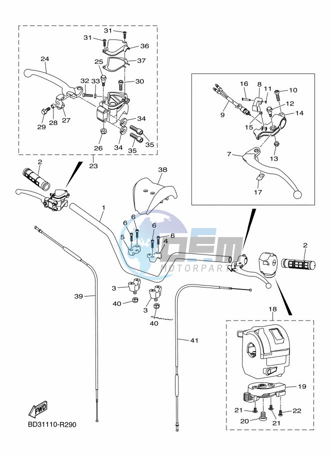 STEERING HANDLE & CABLE