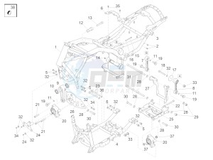 California 1400 Custom ABS 1380 USA-CND drawing Frame