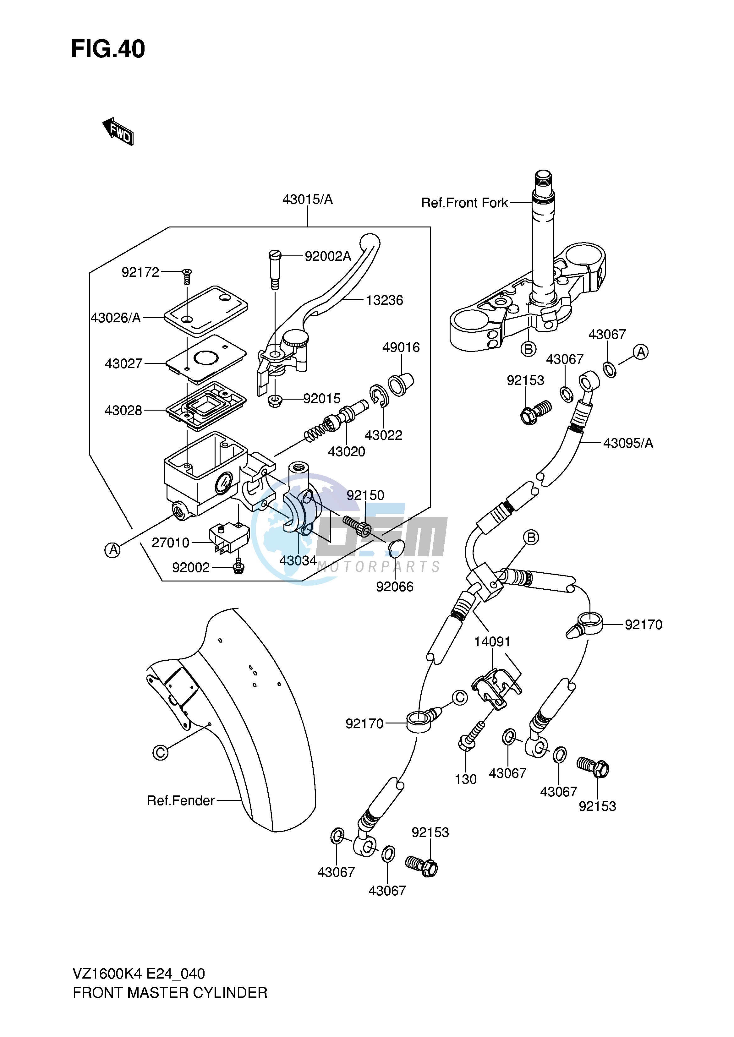 FRONT MASTER CYLINDER