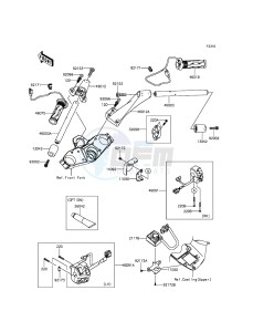 1400GTR ABS ZG1400EGF FR GB XX (EU ME A(FRICA) drawing Handlebar