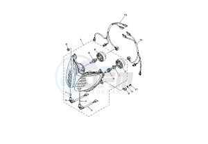 XP T-MAX ABS 500 drawing HEADLIGHT