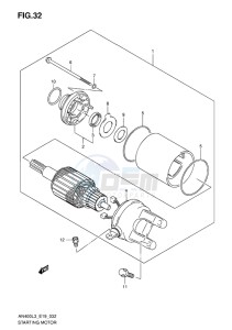 AN400 BURGMAN EU drawing STARTING MOTOR