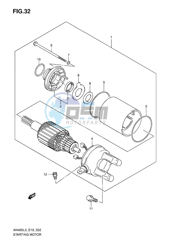 STARTING MOTOR