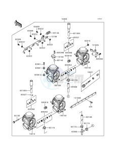 ZX 900 B [NINJA ZX-9R] (B4) [NINJA ZX-9R] drawing CARBURETOR