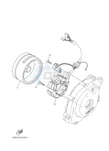 YBR125ESD (51P3) drawing GENERATOR