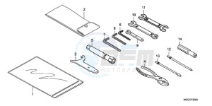 VT750C9 Korea - (KO / MK) drawing TOOLS