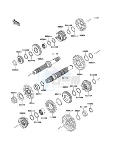 KLX250 KLX250SBF GB XX (EU ME A(FRICA) drawing Transmission