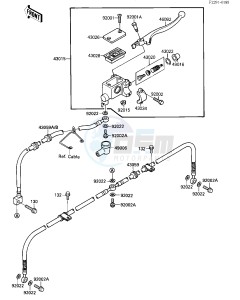 KXF 250 A [TECATE 4] (A1-A2) [TECATE 4] drawing FRONT MASTER CYLINDER