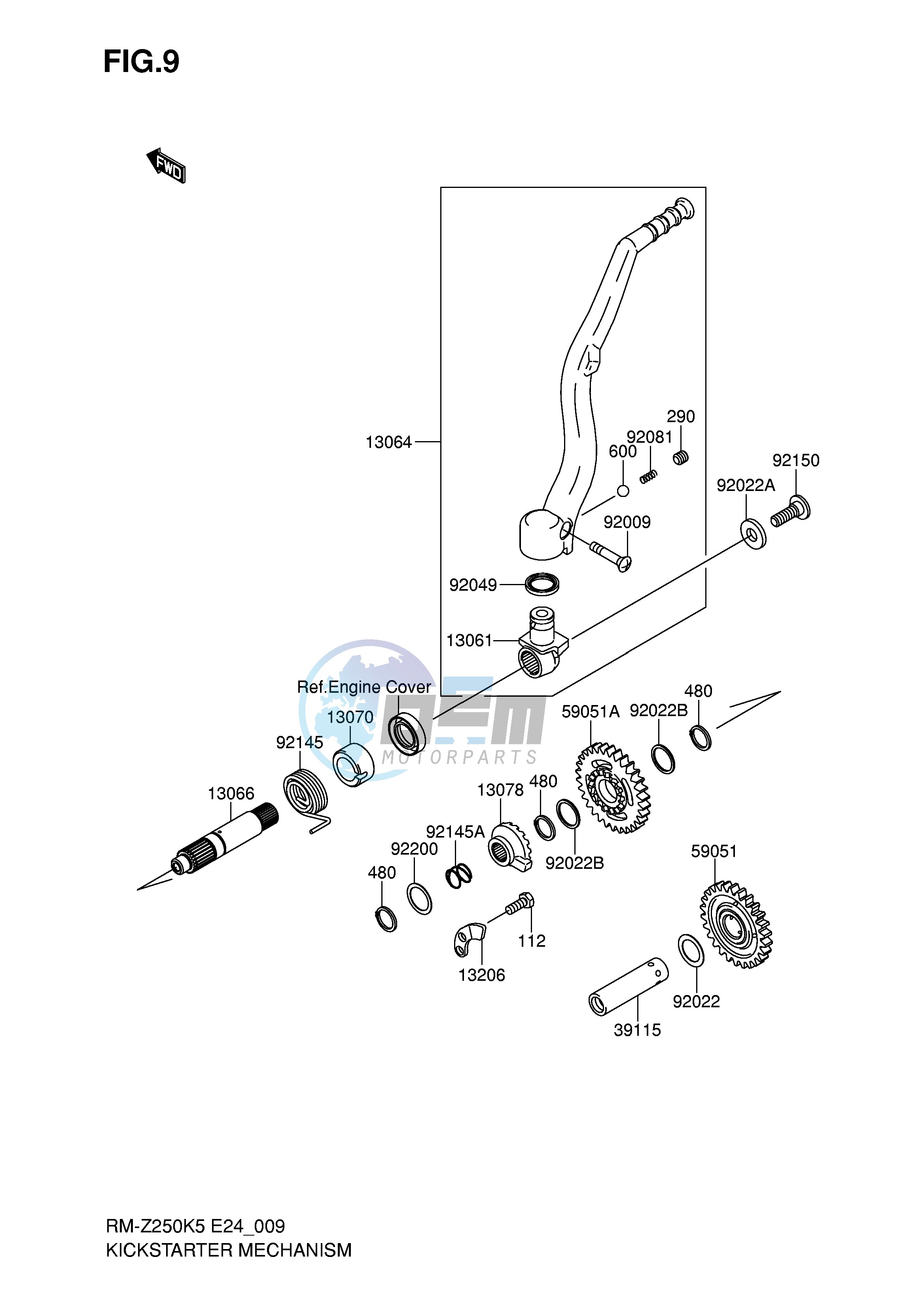 KICKSTARTER MECHANISM