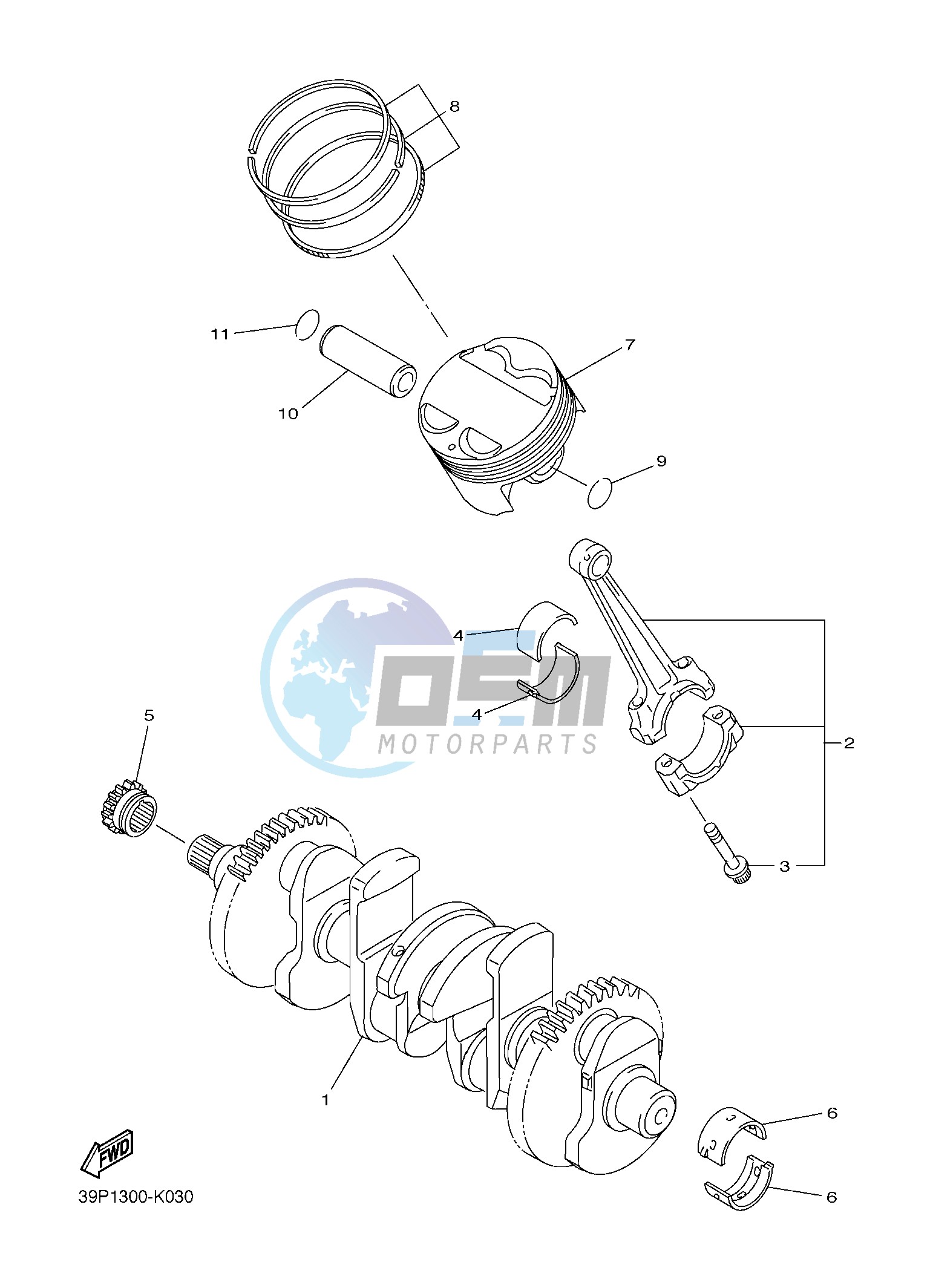 CRANKSHAFT & PISTON