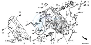 NC700XDC drawing RIGHT CRANKCASE COVER (NC700XD)