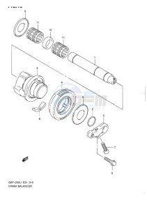 GSF-1250 BANDIT EU drawing CRANK BALANCER