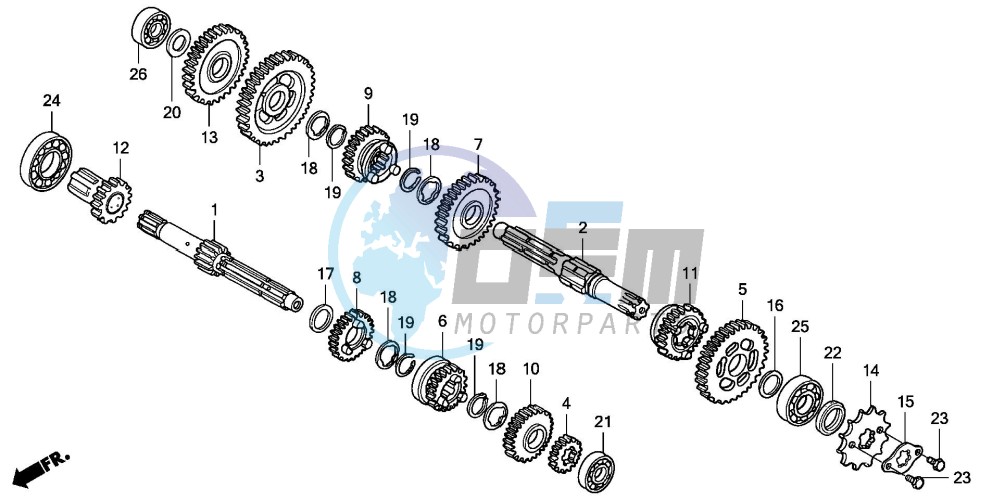 TRANSMISSION (CRF80F)