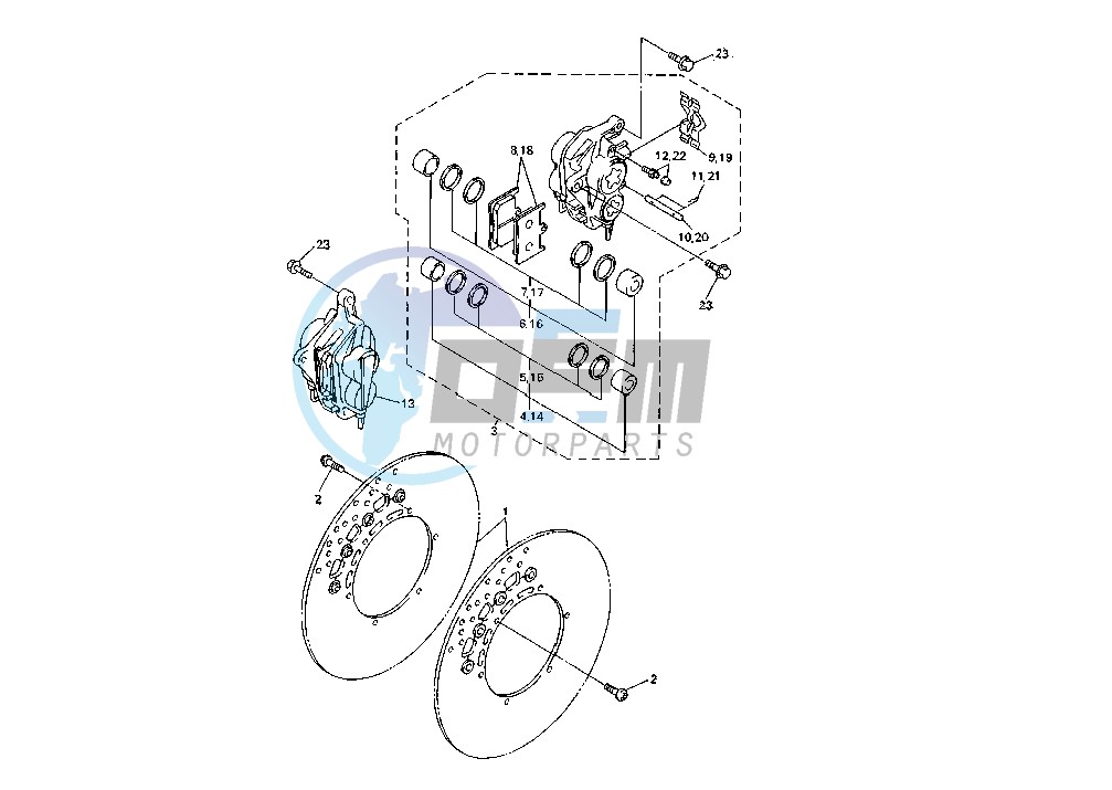 FRONT BRAKE CALIPER