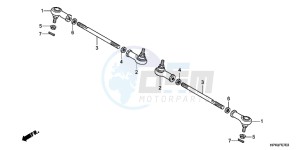 TRX420TEB drawing TIE ROD