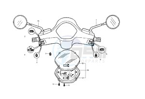 GRANTURISMO 125-200 drawing Dashboard Unit