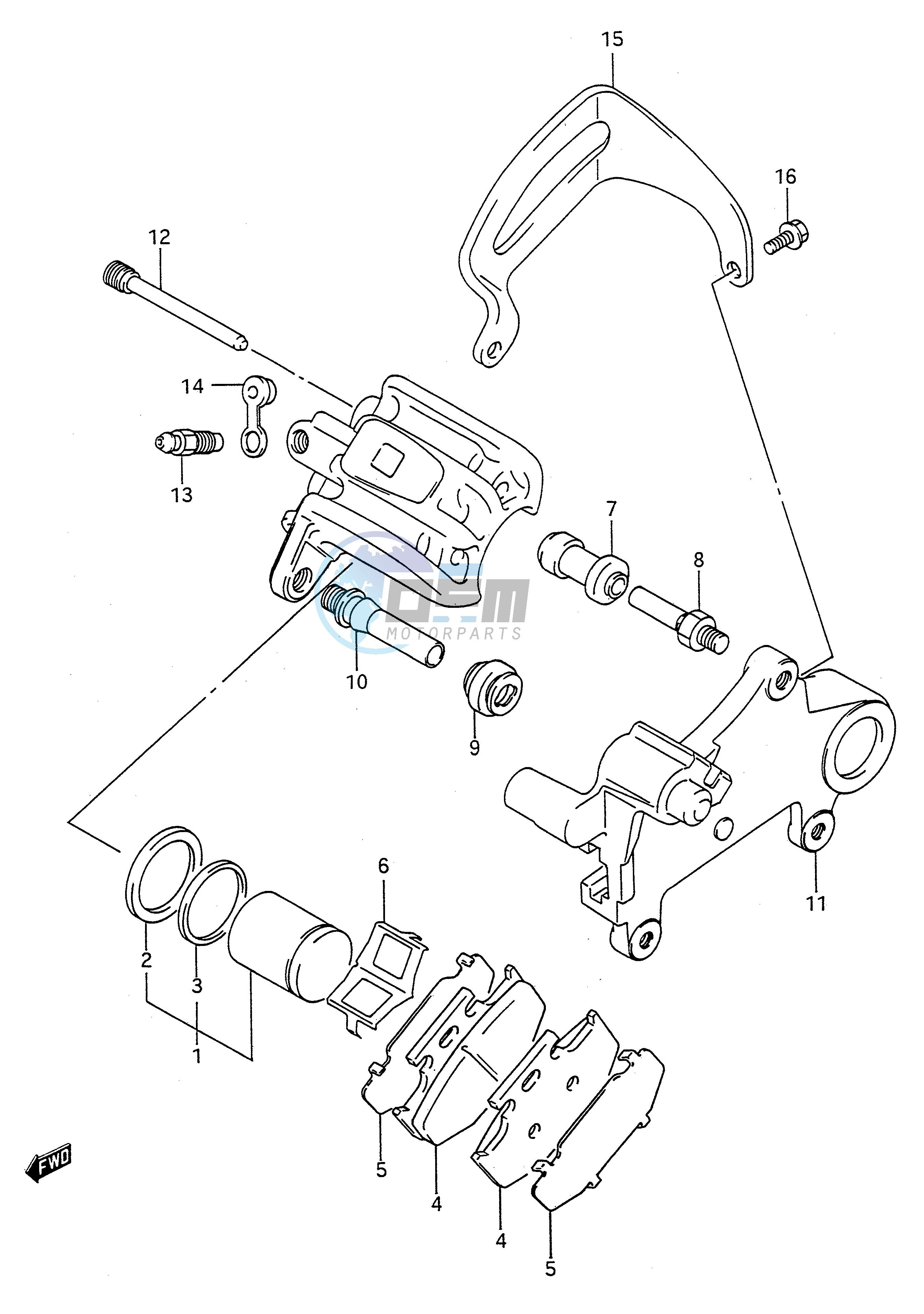 REAR CALIPERS (MODEL L)