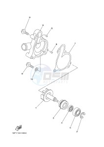 YFZ450R YFZ450RSEB YFZ450R SPECIAL EDITION (18PM 18PN) drawing WATER PUMP