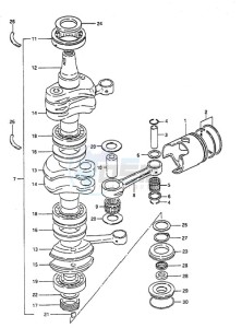 DT 55 drawing Crankshaft